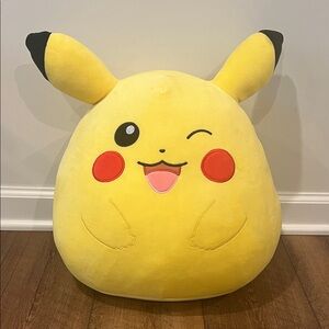 Squishmallow 14” Winking Pikachu, RARE